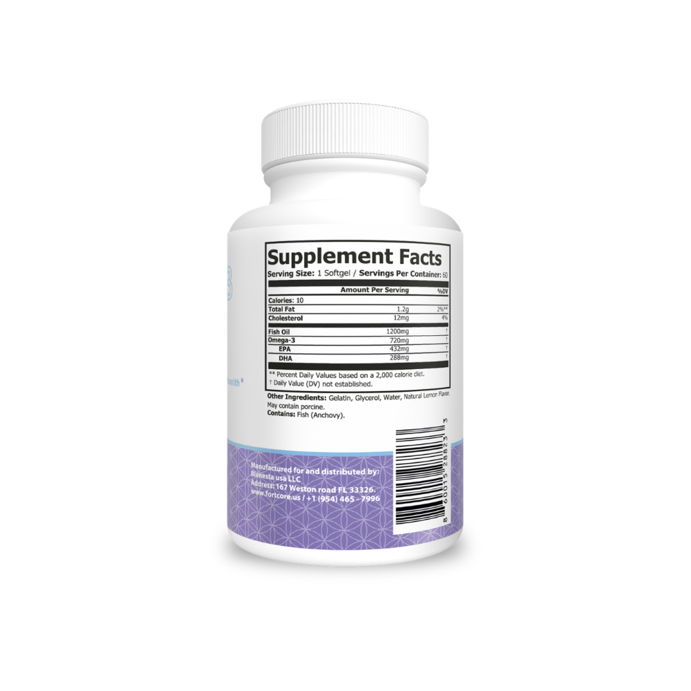 Omega-3 EPA 180mg + DHA 120mg
