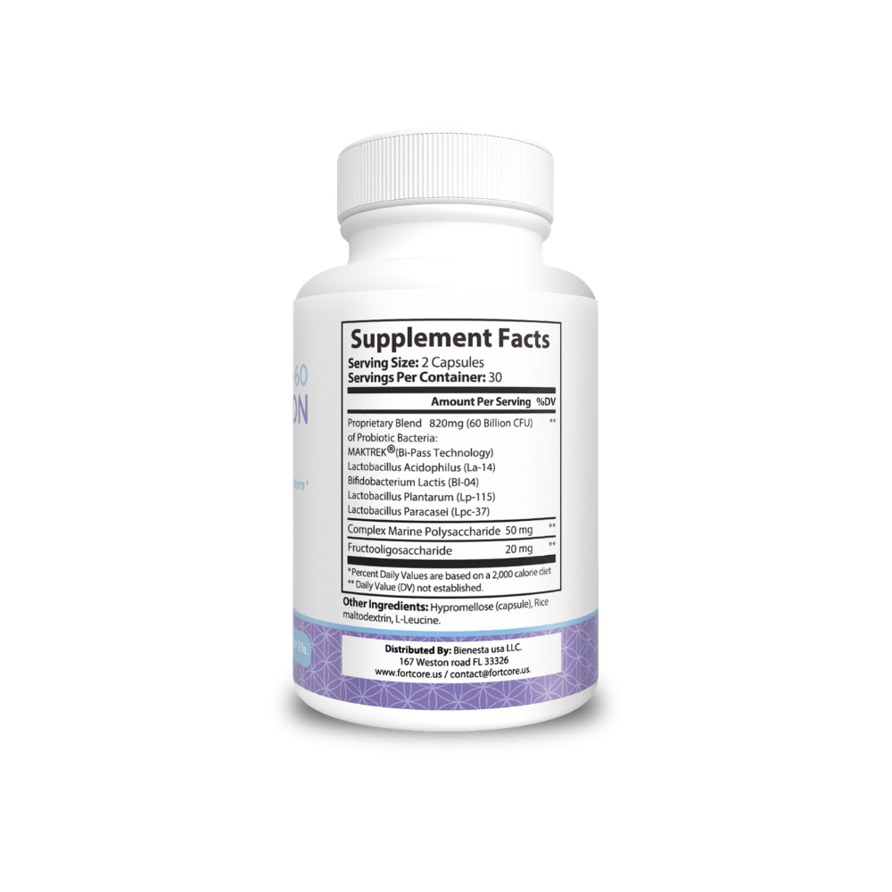 Probiotic 60 Billion with Prebiotics