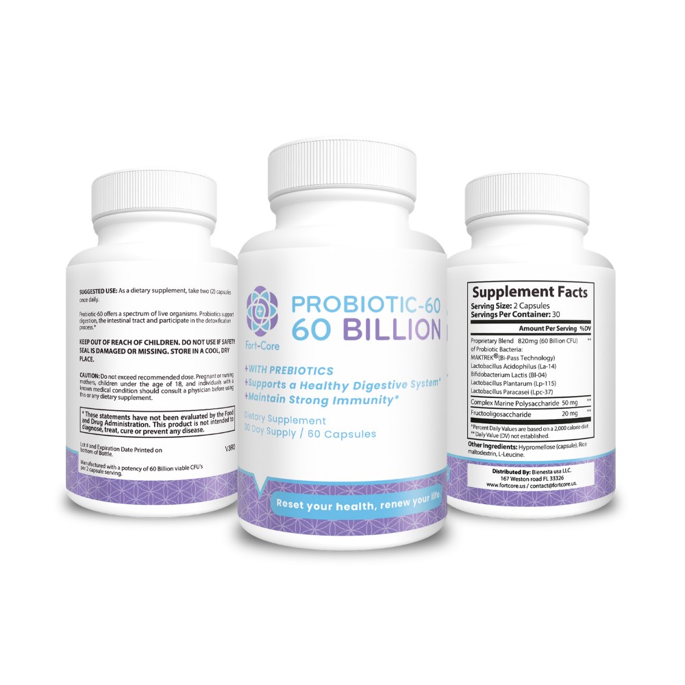 Probiotic 60 Billion with Prebiotics