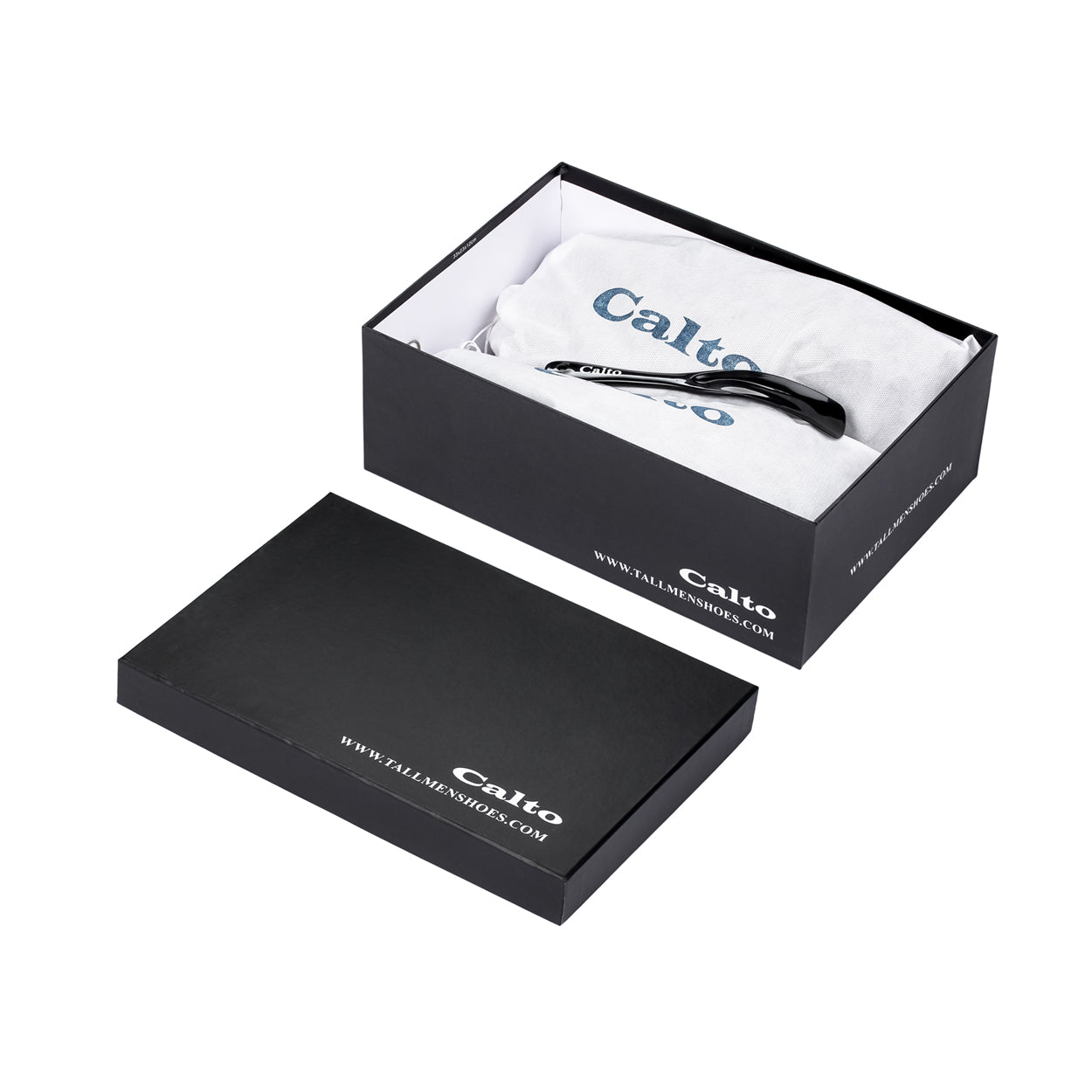 CALTO - Q394 - 3 Inches Taller (White/Black) - Basketball High-Top Sneakers