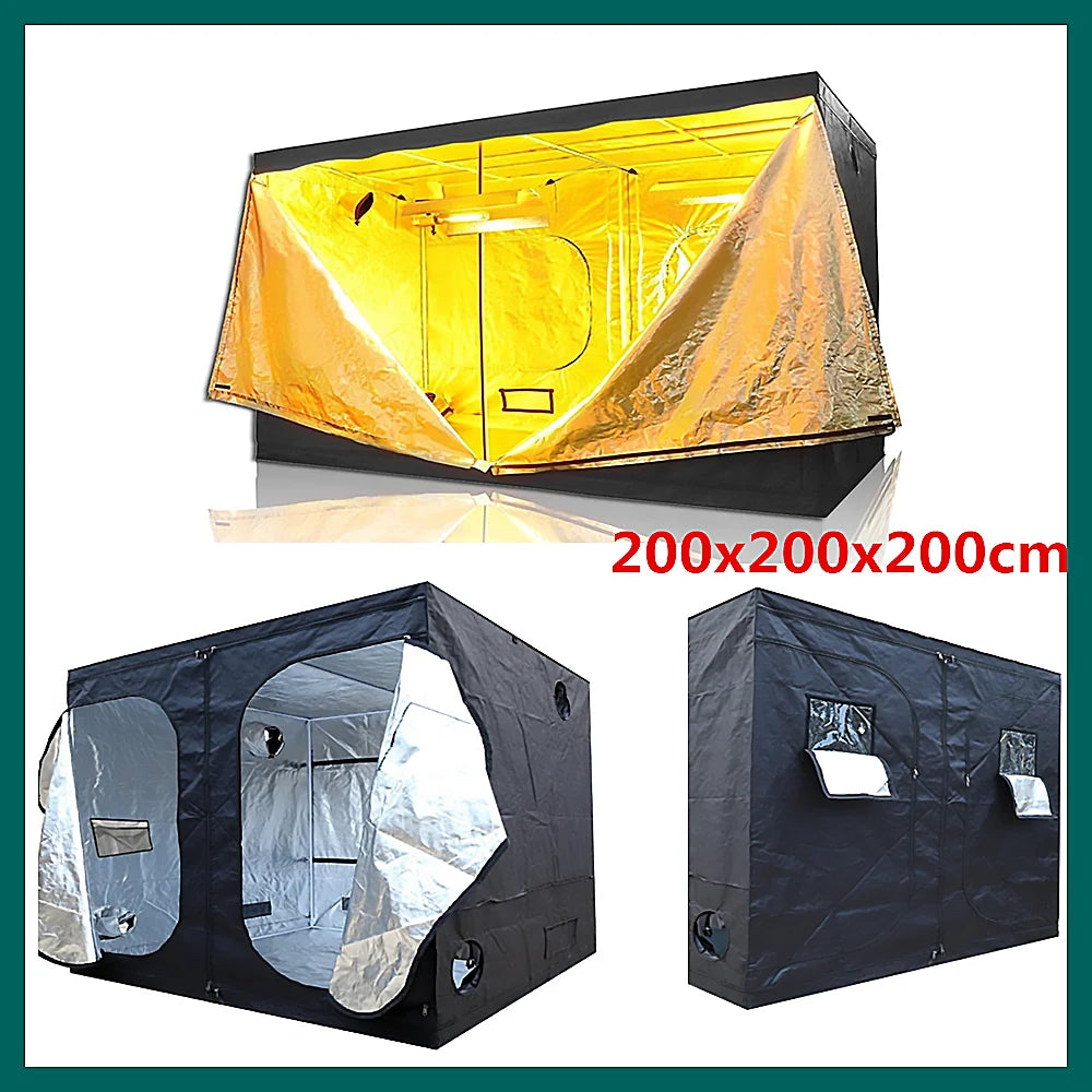 Grow Tent Growbox Hydroponics Growing System Led Grow Plant Lights Full Kits High PPFD 4Inch Duct Fans Activated Carbon Filter