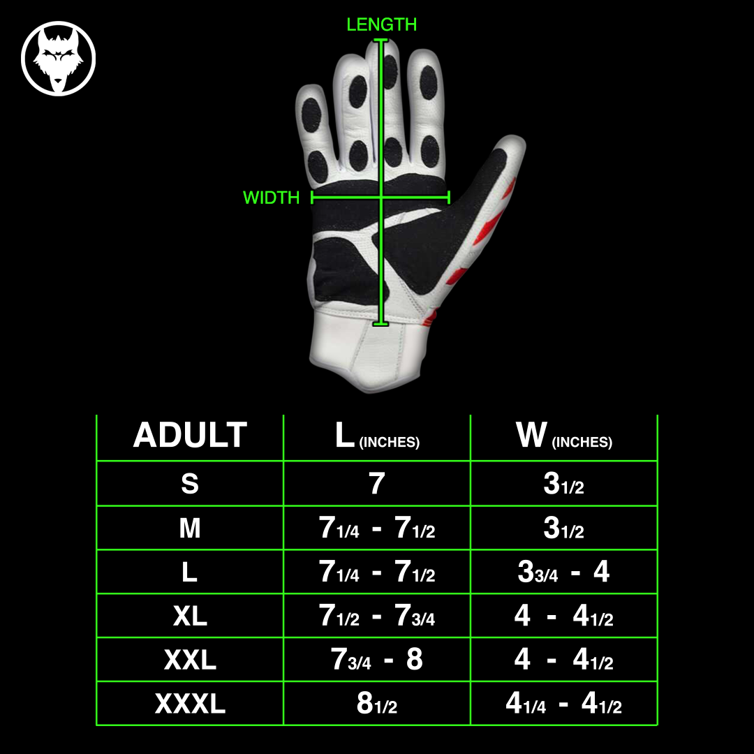 Prowler Black Batting Gloves