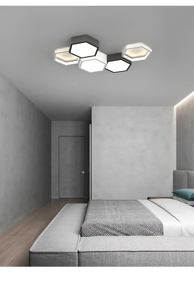 Ultrathin Triangle Ceiling Lights lamps for living room bedroom lustres de sala home Dec LED Chandelier ceiling