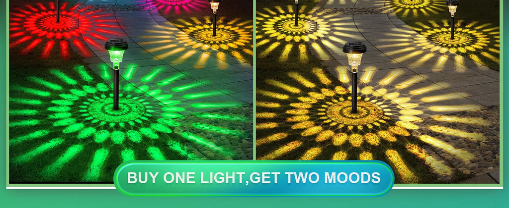 Solar Pathway Lights Outdoor Vibrant LED Mushroom Garden Stake Lighting for Walkways Lawns Driveways Landscapes Decorative