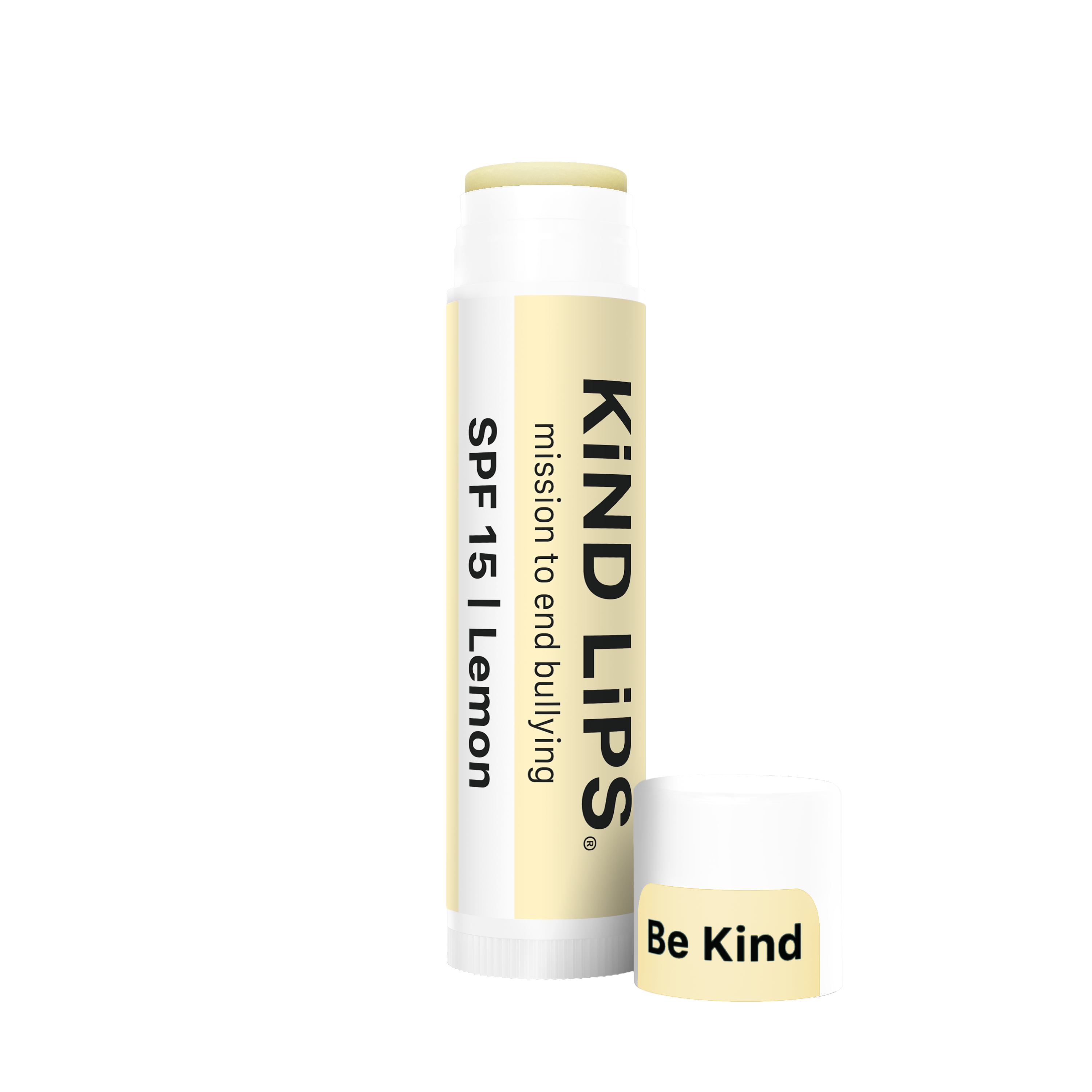 Kind Lips SPF 15 Lip Balm Lemon | Zinc Oxide | Reef Safe | Made in USA