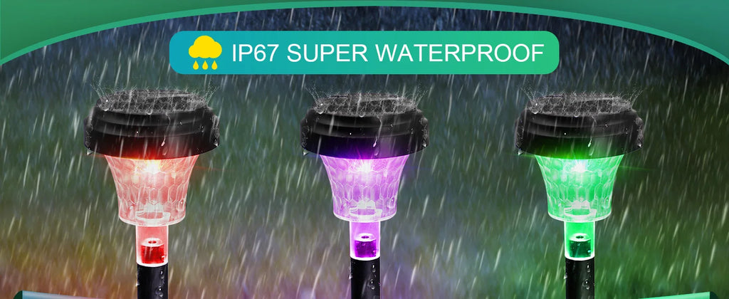 Solar Pathway Lights Outdoor Vibrant LED Mushroom Garden Stake Lighting for Walkways Lawns Driveways Landscapes Decorative