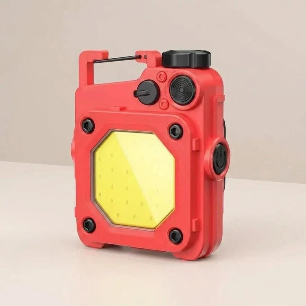 Portable Mini Keychain Flashlight USB Rechargeable Magnetic Work Light Waterproof Adjustable Lantern