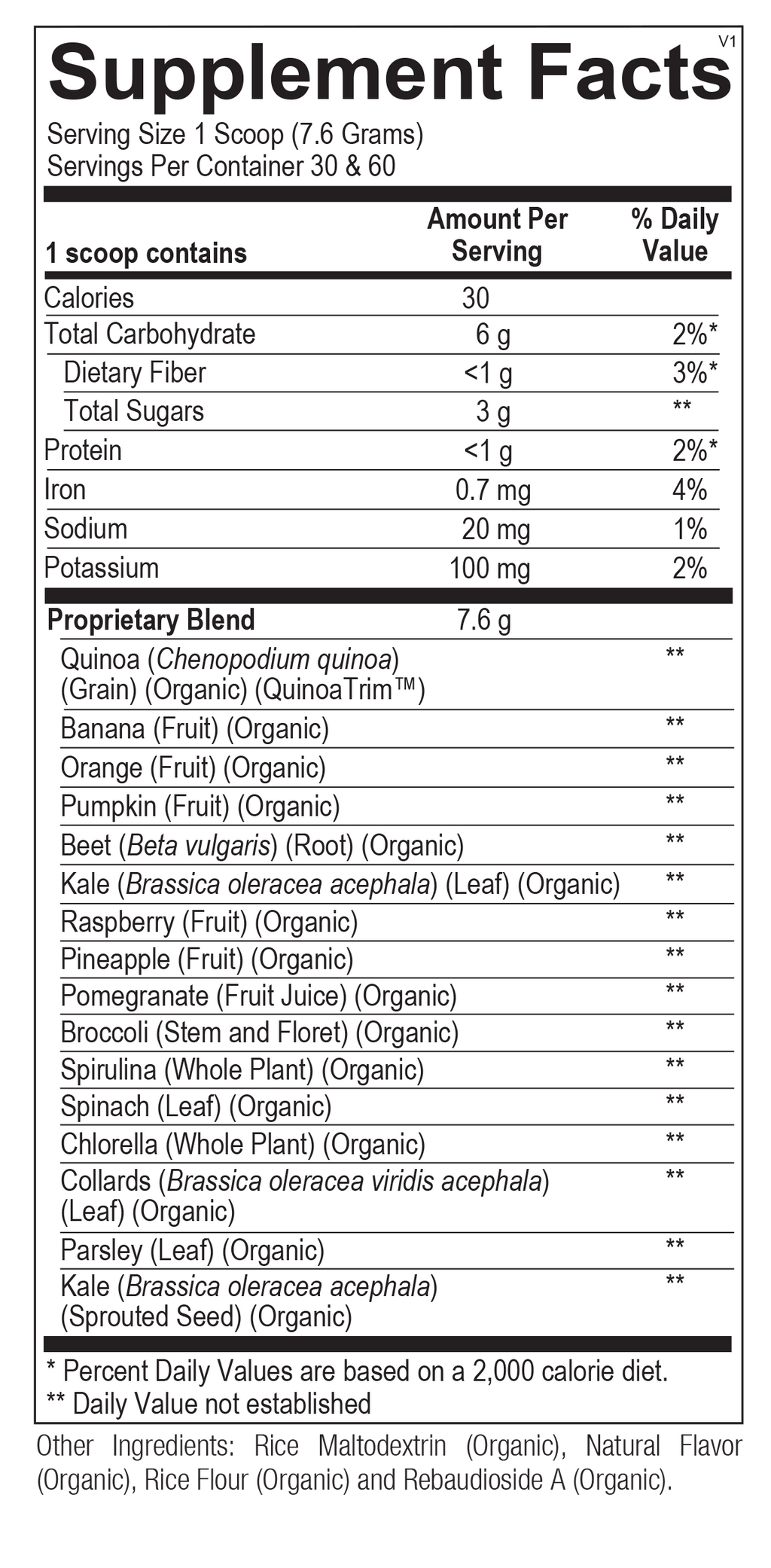 Super Fruits & Veggies – Antioxidant & Daily Nutrition Support