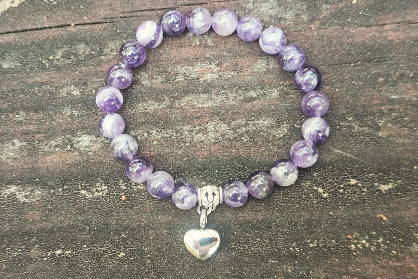 *New* Dogtooth Amethyst Urn Bracelet