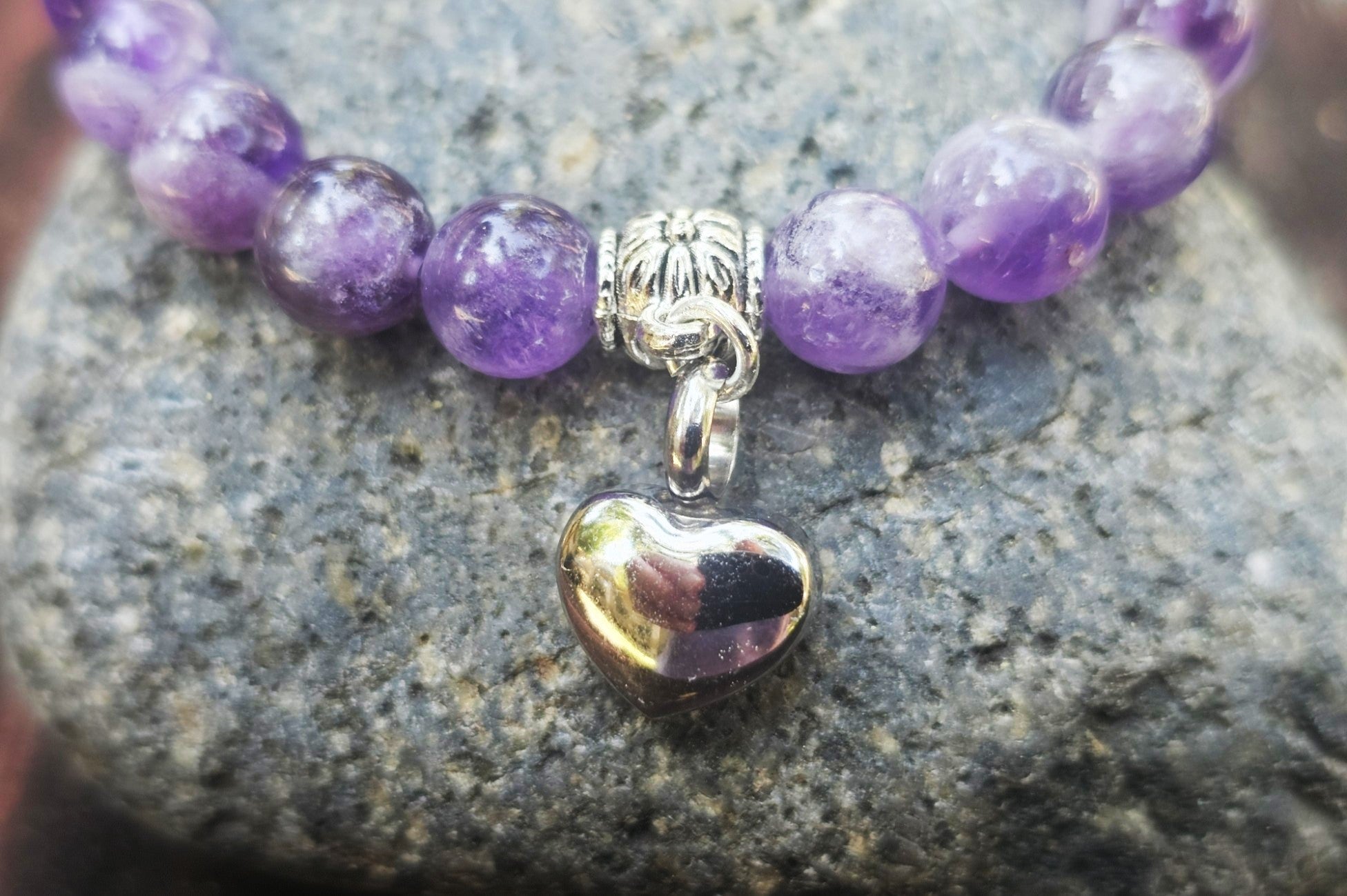 *New* Dogtooth Amethyst Urn Bracelet