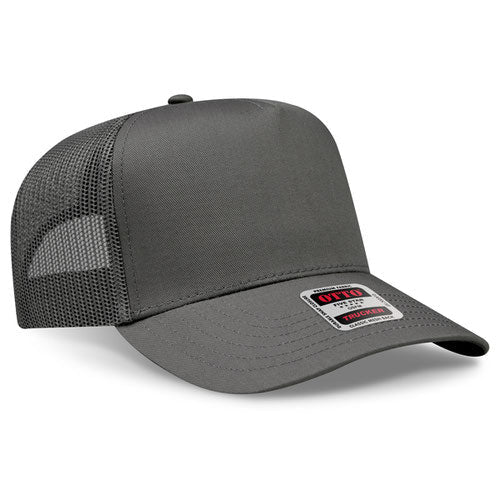 Otto 5-Panel Hat Curved Bill Mesh back DTF