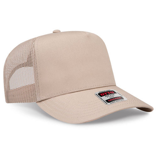 Otto 5-Panel Hat Curved Bill Mesh back DTF