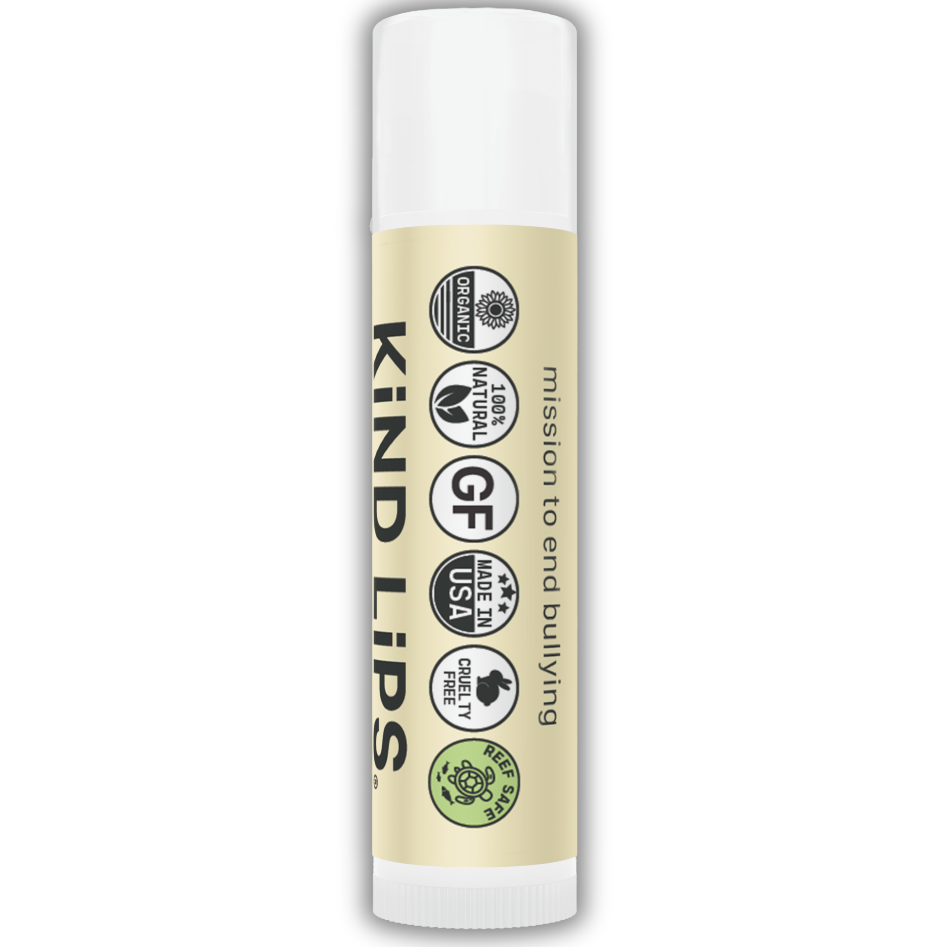 Kind Lips SPF 15 Lip Balm Lemon | Zinc Oxide | Reef Safe | Made in USA